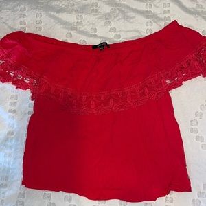 Off The Shoulder Blouse, Size Medium! Ambiance Brand.